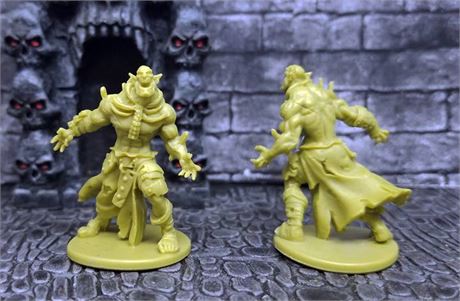 Orc Zombie Walker #3 from the Zombicide Black Plague - Green Horde by CMON