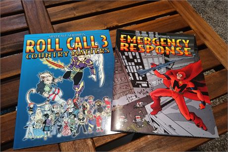 Silver Age Sentinels lot - Roll Call 3 and Emergency Response