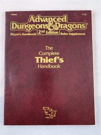 AD&D The Complete Thief's Handbook - TSR - PHBR2/2111