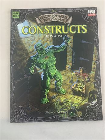 D20 Encyclopaedia Arcane Constructs: It Is Alive - Mongoose - MGP1004