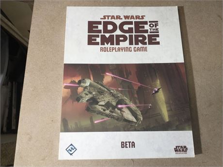 Star Wars Edge of the Empire Roleplaying game BETA