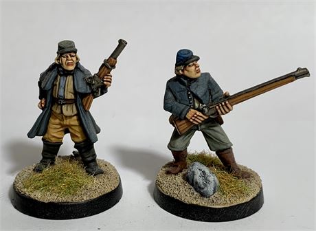 Wargames Foundry Civil War Soldiers (2) — painted