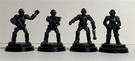 Shadowrun Tir Tairngire SWAT Team (4) — painted