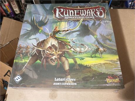 RuneWars Miniature Game - Latari Elves Army Expansion, new in shrink