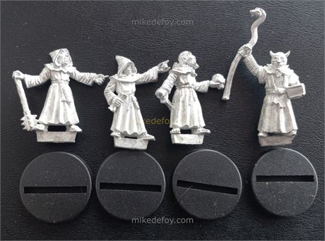 Otherworld Clerics 25mm Metal Miniatures