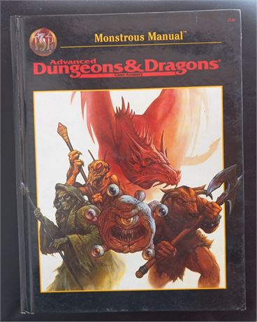 TSR2140 Monsterous Manual Dungeons & Dragons