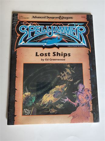 SJR1 Lost Ships - Spelljammer 2nd Edition AD&D - New in Shrink