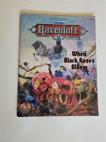 AD&D Ravenloft When Black Roses Bloom NO MAP