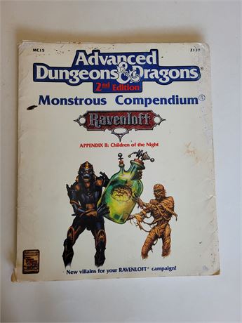 MC15 Monstrous Compendium Ravenloft Appendix II: Children of the Night