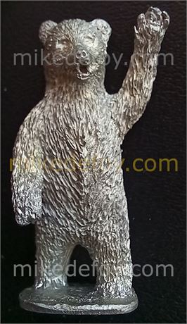 Bear Standing 25mm Dungeons & Dragons Metal Miniature