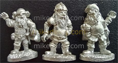 TSR 5704 Dwarves 25mm Dungeons & Dragons Metal Miniature