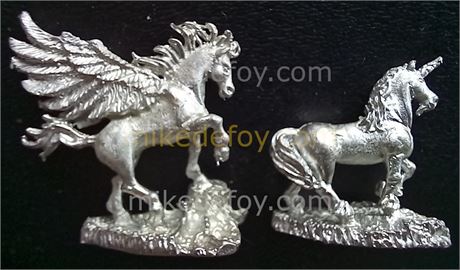 Reaper 02207 Unicorn Pegasus 25mm Dungeons & Dragons Metal Miniature